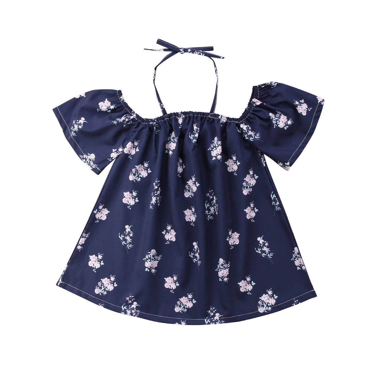 2018 new Toddler Kids Baby Girl Short Sleeve Flower Dress Sundress Outfits Clothes fashion sweet lovely summer print CH | Детская одежда