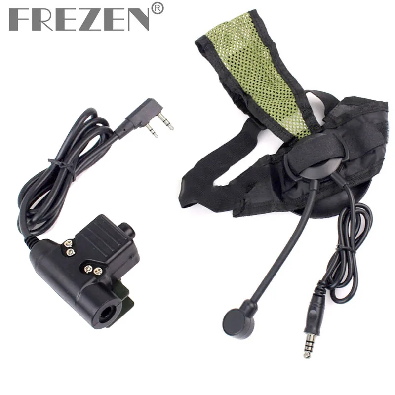 HD02 Z tactical Bowman Elite II Wireless Headset With U94 PTT For Walkie Talkie Kenwood Baofeng UV-5R UV-5X UV-82 Radio