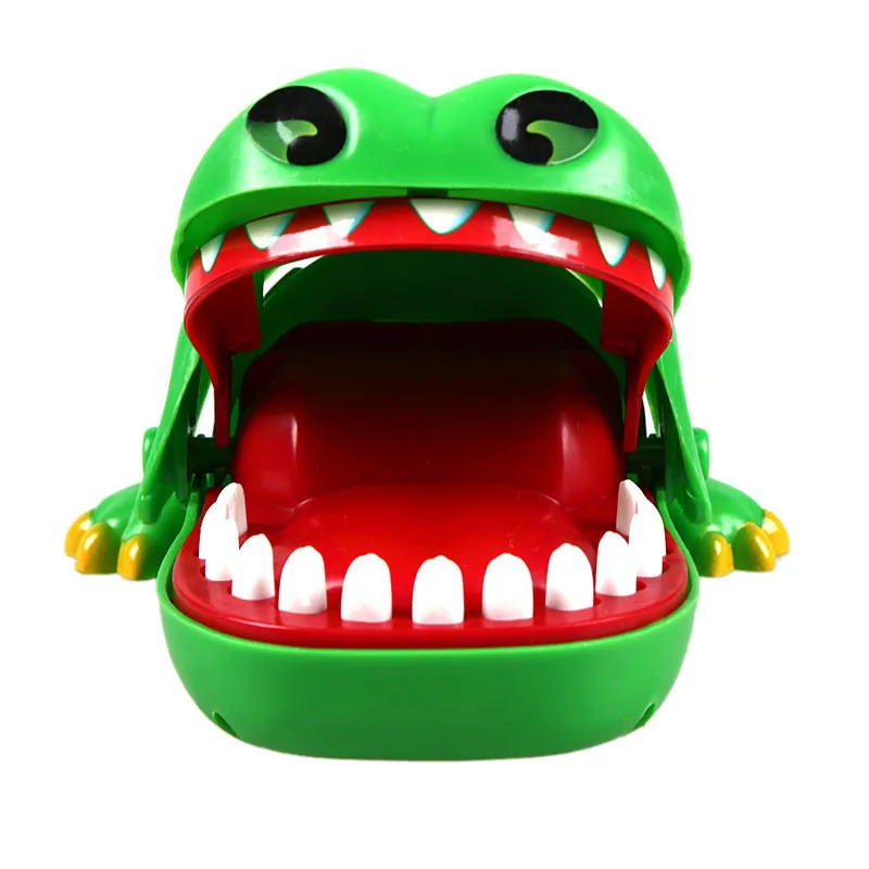 

Hot Sell Creative Practical Jokes Mouth Tooth Alligator Hand Children's Toys Family Games Classic Biting Hand Crocodile Game