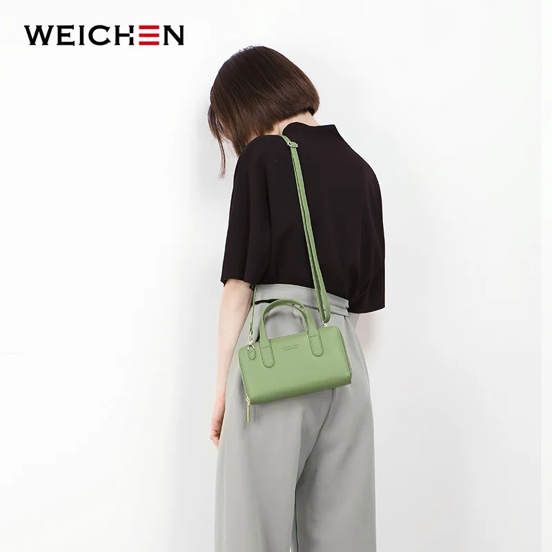 Бренд WEICHEN сумка-мессенджер Женская Высококачественная Кожаная Мини сумка через