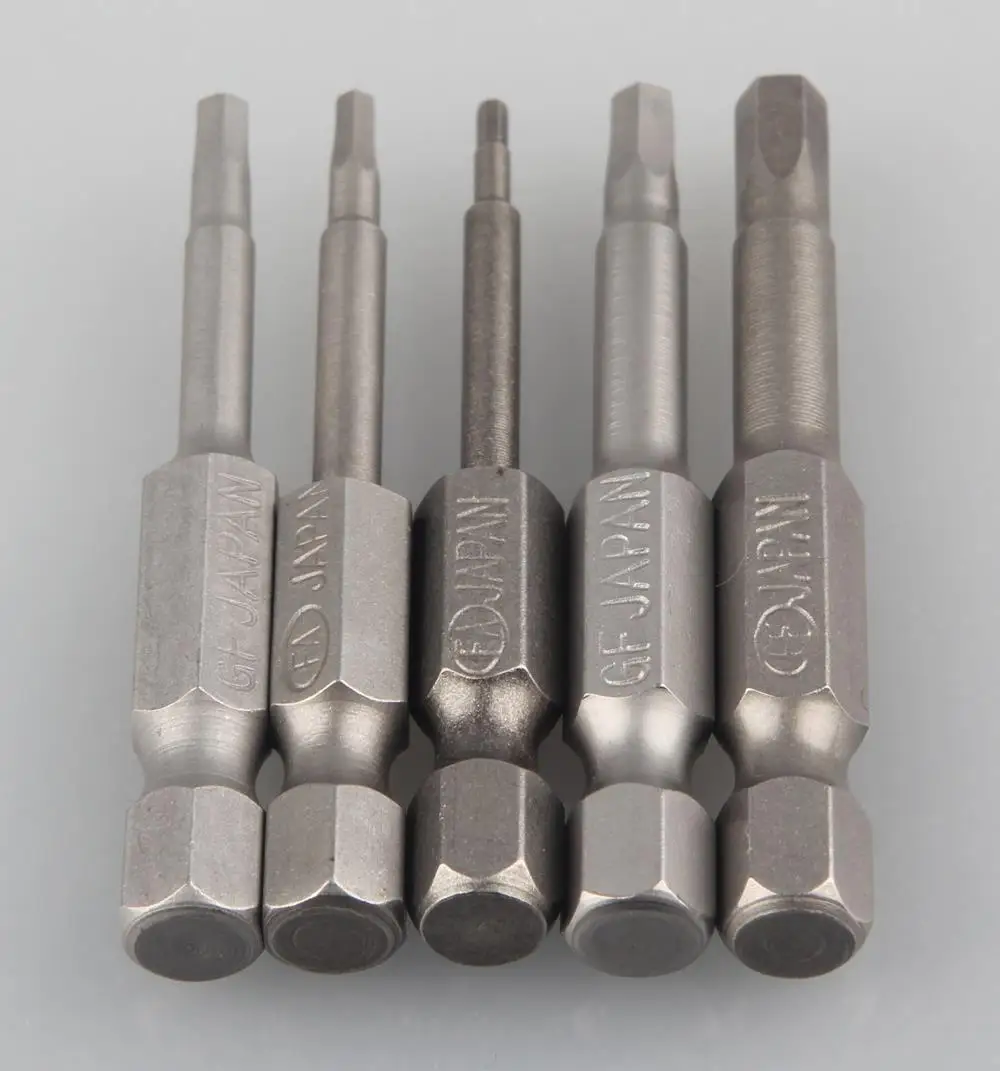 Бесплатная доставка 50 мм X 2 5 Магнитные биты с шестигранной отверткой инструмент