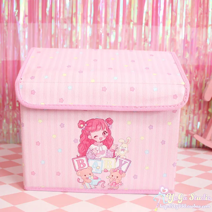 Мультяшная милая My Melody Cardcaptor Sakura Sailor Moon, косметичка для девочек, сумки для макияжа, игрушка, складная коробка для хранения, сумка-Органайзер