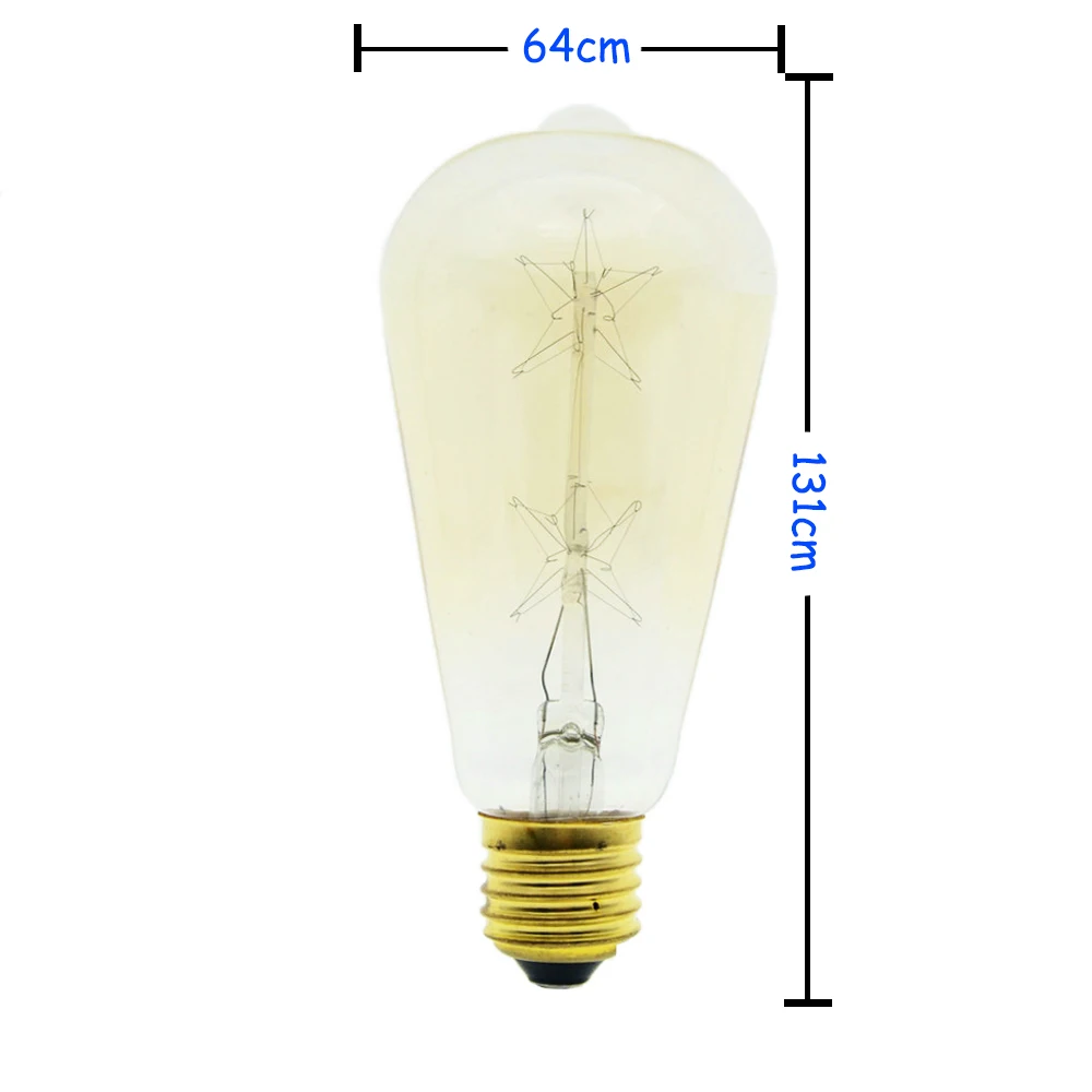 Лампа накаливания Эдисона в стиле ретро 40 Вт 220 В E27|incandescent bulb|bulb 40wedison retro |