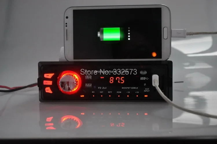 Новинка 2015 12 В автомобильное радио FM MP3 аудио плеер Bluetooth функция телефон