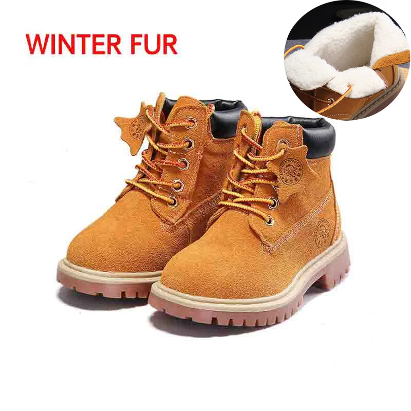 yellow winter CCTWINS KIDS/осенне-зимние модные ботинки martin для детей; обувь из натуральной кожи для маленьких девочек; красные ботинки для мальчиков; Синие ботильоны; C619 - Цвет: yellow winter