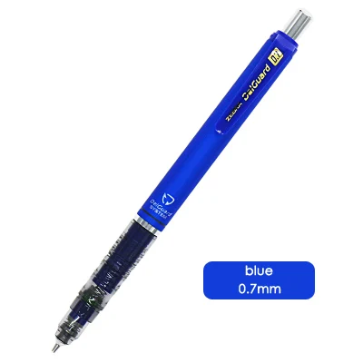 07blue 1 шт. MA85 zebra DelGuard анти ломающийся сердечник механический карандаш высокого качества прокладочный карандаш школьные принадлежности - Цвет: 07blue
