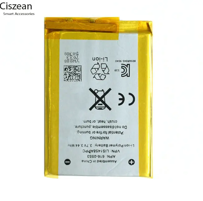 Ciszean 930mAh 616-0553 / LIS1458APPC внутренний литий-полимерный Сменный аккумулятор для iPod Touch 4