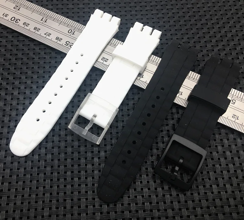 Резиновый ремешок для часов Swatch дайвинга спортивный мужских версия SUUB SUUB101