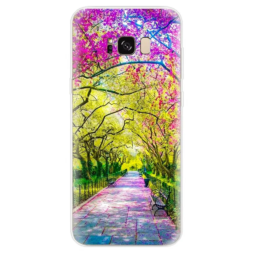Силиконовый чехол для Samsung Galaxy J1 J3 J4 J5 J6 J7 S9 плюс A3 A5 A7 A8 A30 A50 2016 2017 2018 с рисунком в
