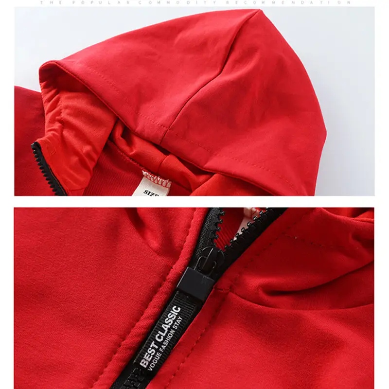 2020 Spring Autumn Teenage Clothes Set 4 5 6 7 8 9 10 11 12 13 14 Years Old Big Boy Sports Suit Hooded Jacket Pants Clothing |