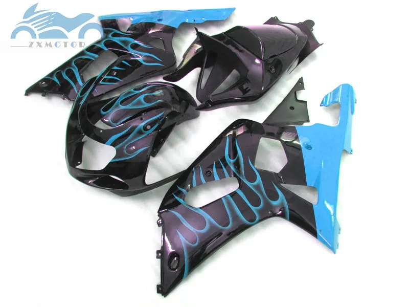 

Motorcycle Fairings kit for SUZUKI K1 K2 GSXR600 GSXR 750 2001 2002 2003 sport fairing GSXR750 600 01-03 blue black ZT10