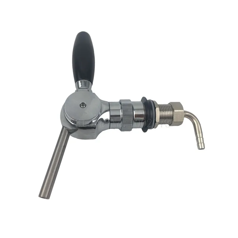 

Пивной кран с хвостовиком 30 мм и аксессуарами для шлангов, шариковый кран для контроля потока, латунный материал, для Домашнего Пива