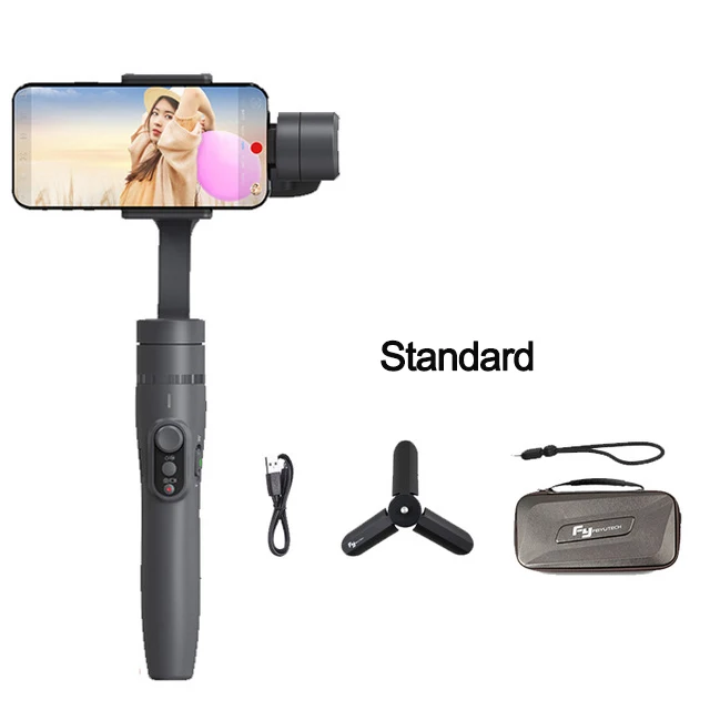 Grey Vimble 2 Only FeiyuTech Feiyu Vimble 2 3-axis телефон ручка шарнирный стабилизатор для камеры GoPro Расширенный штатив «стедикам» для смартфонов iPhone X 8 VS Zhiyun Smooth 4 - Цвет: Grey Vimble 2 Only