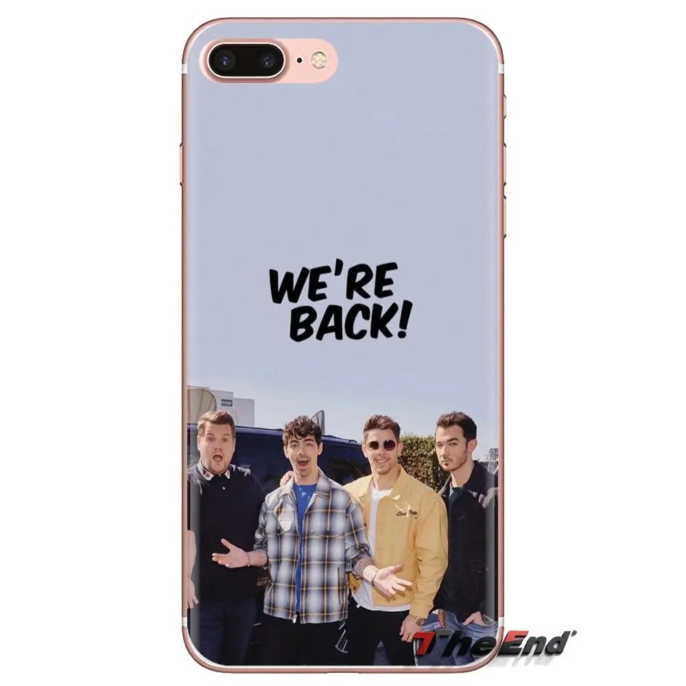 Прозрачные мягкие чехлы для Xiaomi Redmi 4A S2 Note 3 3S 4 4X 5 Plus 6 7 6A Pro Pocophone F1 Nick Joe Kevin Jonas Brothers |