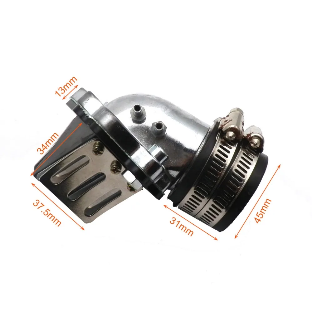 Впускная труба для гоночного коллектора 34 мм Yamaha 50cc Zuma Jog 1E40QMB|inlet manifold|yamaha jog