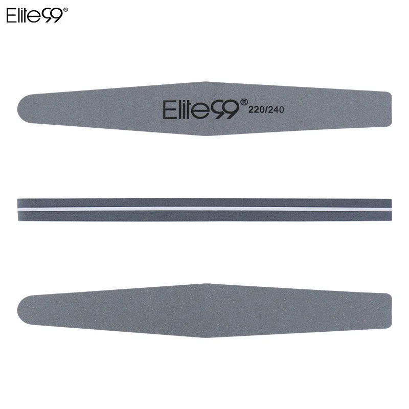 Пилка для дизайна ногтей Elite99 220/240 пилка маникюра и педикюра блестящая