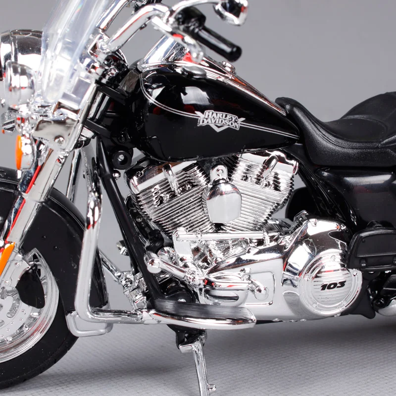 Maisto 1:12 2013 FLHRC Road King Classic мотоцикл литья под давлением черный модели литой