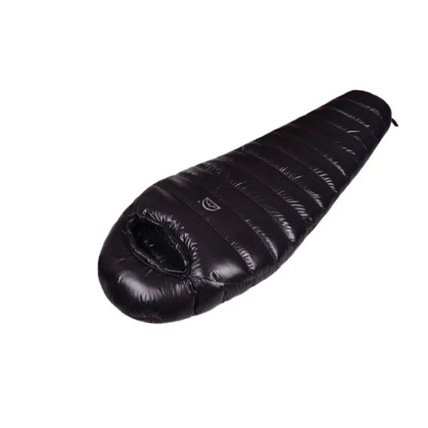 600G black Новое обновление Сверхлегкий Мумия 90% белый гусиный пух спальный мешок Открытый Кемпинг Туризм полностью подкладка структура S604 - Цвет: 600G black