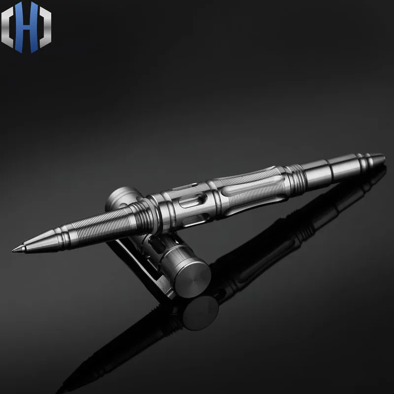 

Titanium tactical pen High-end business pen self-defense pen escape help pen