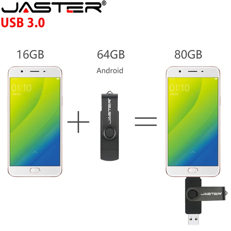 JASTER флеш-накопитель USB 3,0 8 ГБ 16 ГБ 32 ГБ Флешка Meta OTG USB 2,0 флэш-накопитель Внешняя память для смартфона