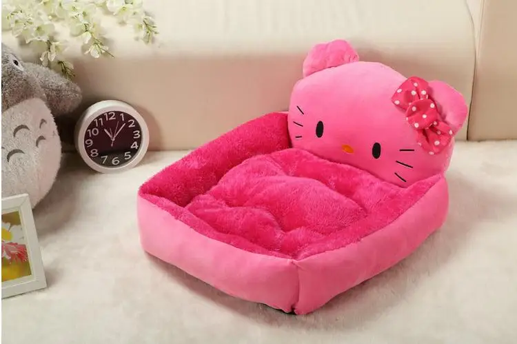 2 Размеры рисунок Hello Kitty ПЭТ теплое мягкое дом питания для собаки/кошки/кролик