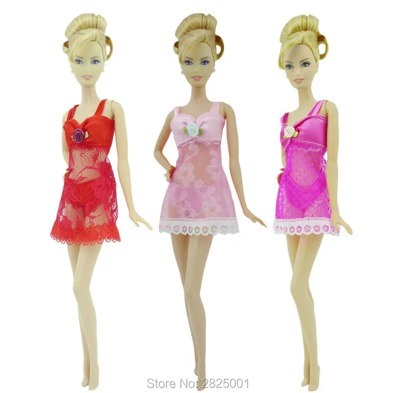 3x сексуальные пижамы ручной работы кружевное платье юбка бюстгальтер нижнее