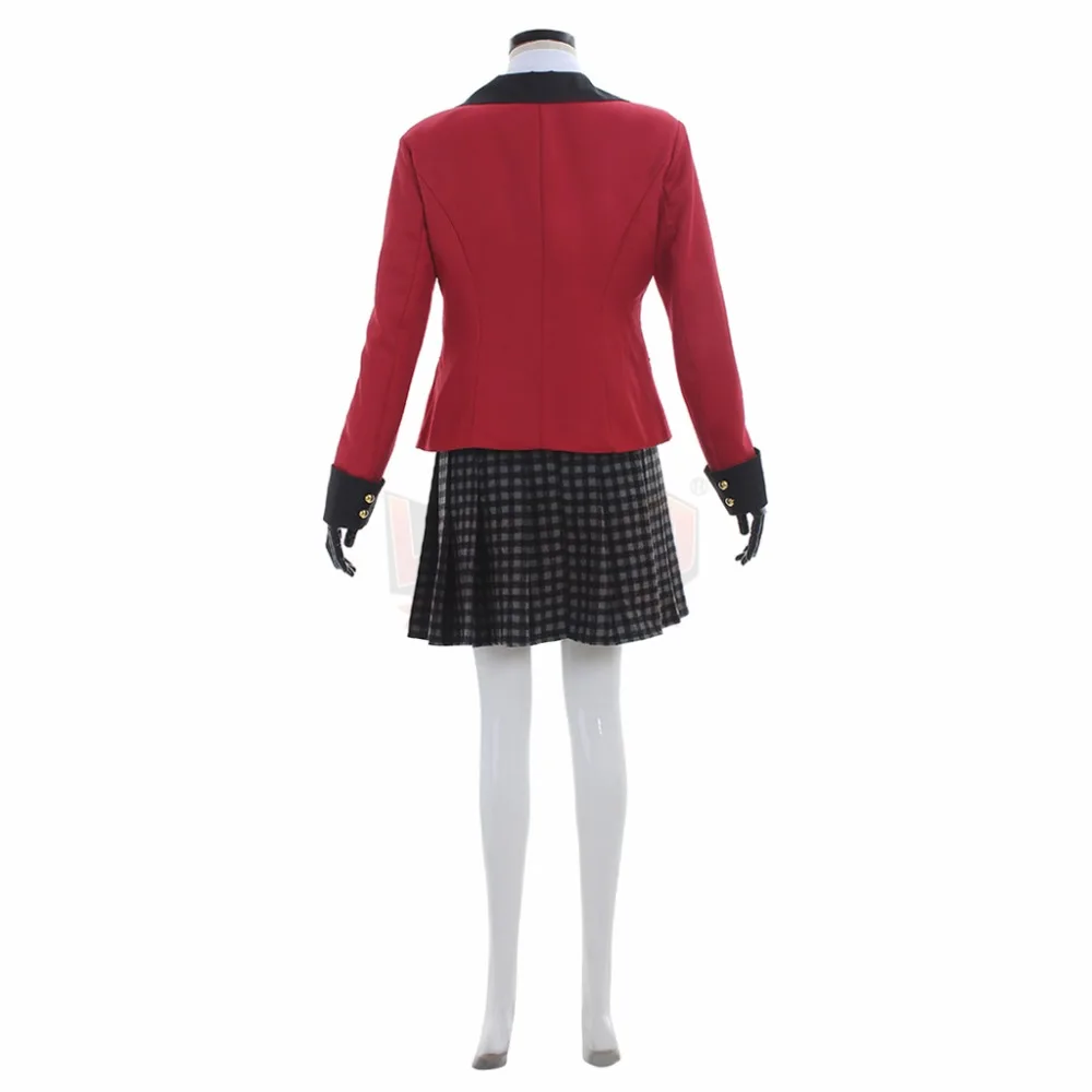 Kakegurui компульсивный игрок Руна Yomozuki косплей костюм для взрослых на Хэллоуин девушка костюм