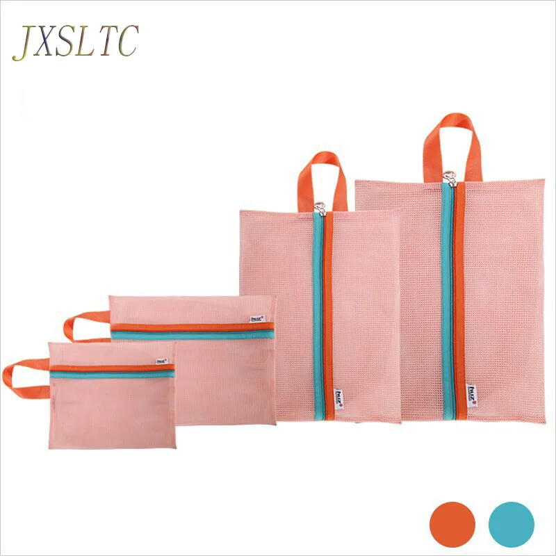 JXSLTC 4 шт. сетчатая дорожная сумка одежда нагрудный Органайзер с разделителями