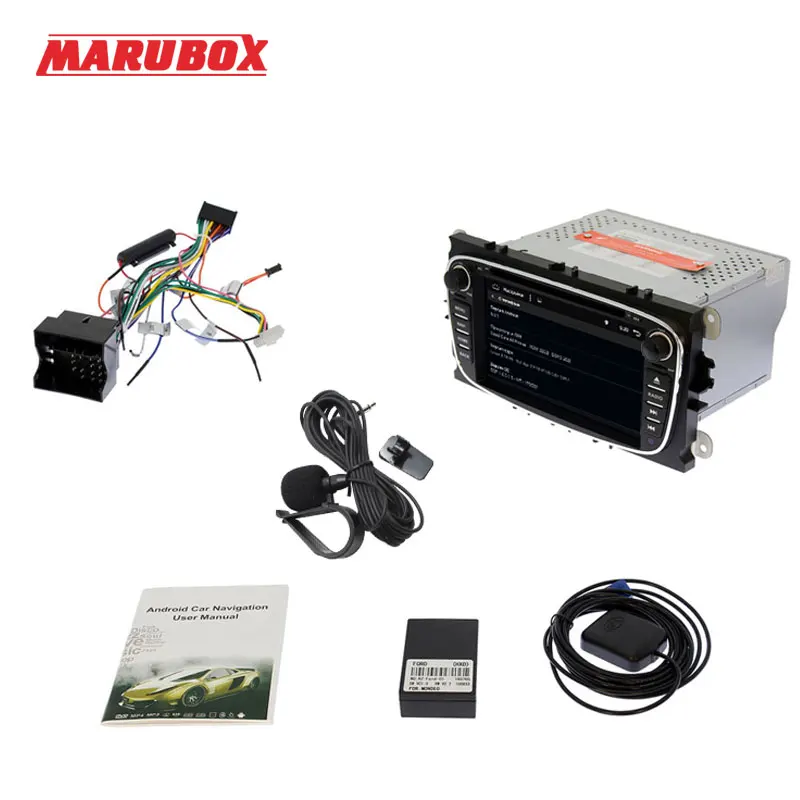 Штатная магнитола MARUBOX M600A4 для Ford Mondeo Focus 2 S max головное устройство на ОС Android 6.0.1