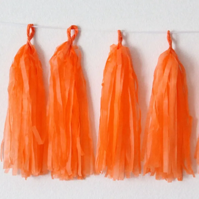 Orange Huiran/фатиновая юбка-пачка для девочек 15, 25 см, 100 ярдов, расшитая блестками, «рюмочка», «сделай сам», из органзы, для свадьбы, дня рождения, вечеринки, Декор, сувениры для малышей - Цвет: Orange
