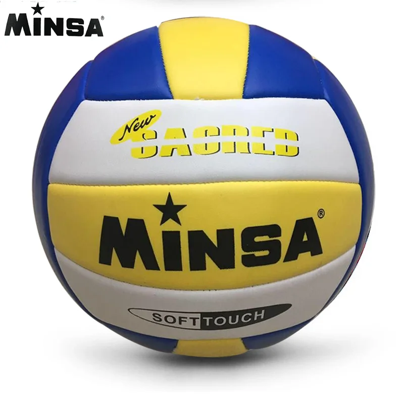 MINSA Розничная бренд MVB-001 мягкий касаться волейбол мяч, Size5 высокое качество волейбол с Чистая сумка+ иглы - Цвет: As the picture VB