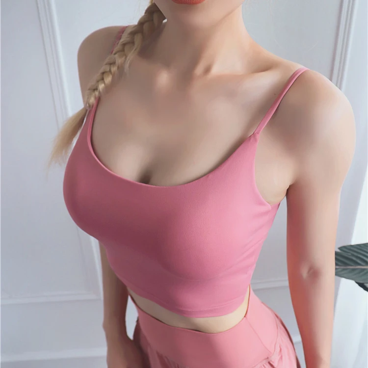 Женский сексуальный спортивный топ-стрейч удобный полная поддержка йоги