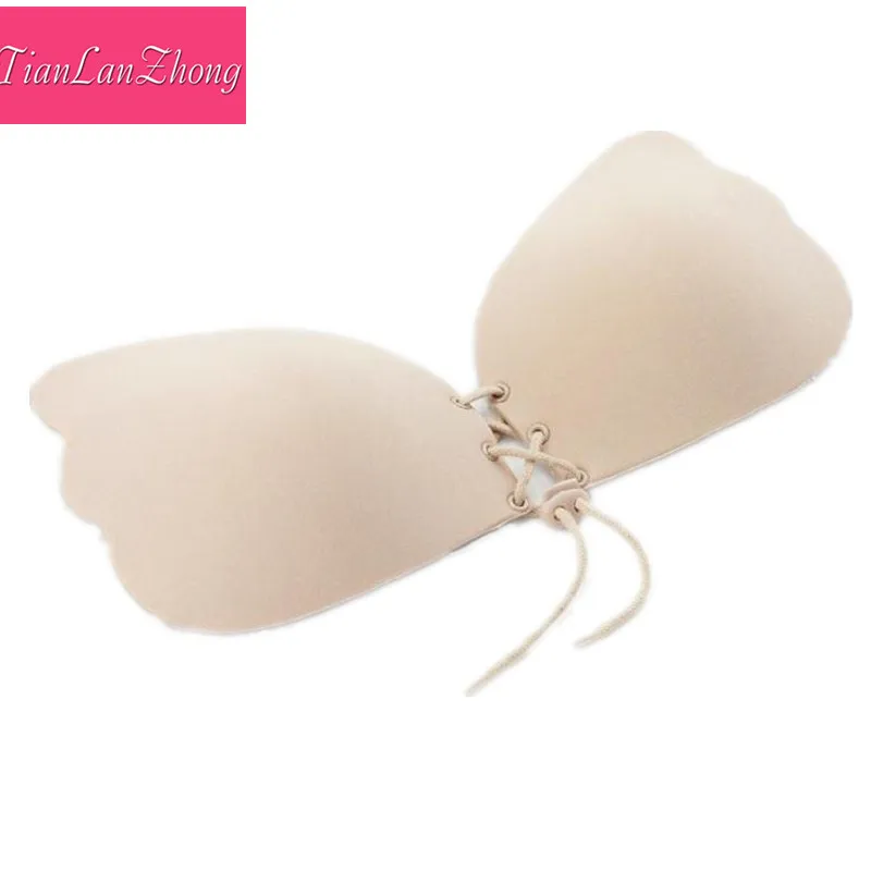 Hot sell invisible bra women girl sexy breath push up seamless strapless invisible bra