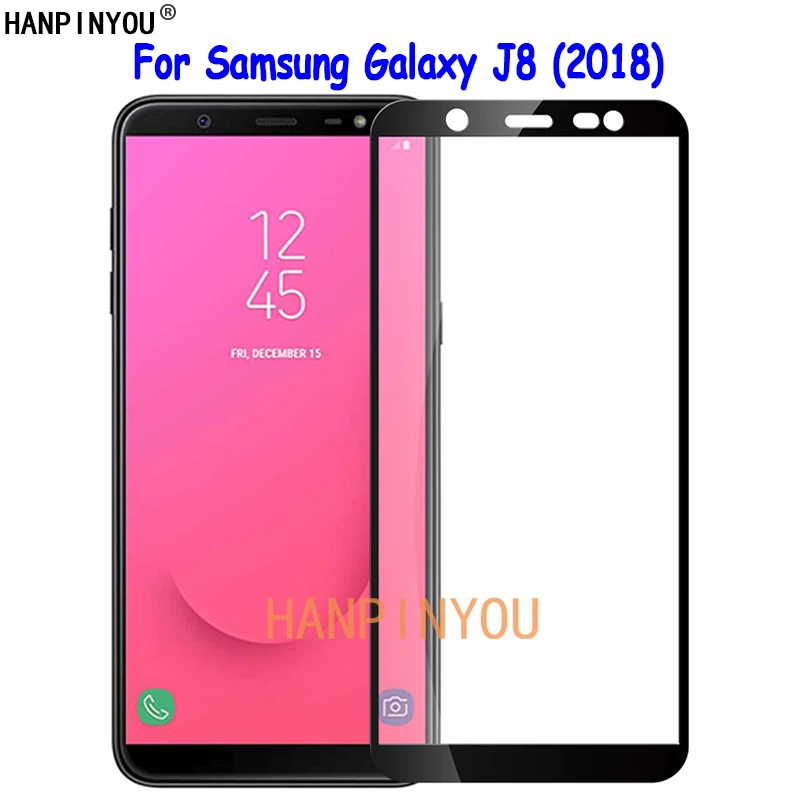 Для samsung Galaxy J8 (2018) J810G полное покрытие закаленное Стекло Экран Защитная ультратонкая класса премиум взрывостойкая защитная пленка