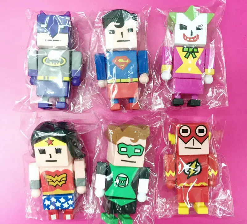 Оригинальные Комиксы DC фигурки героев Лиги Справедливости Wonder Woman Batman Superman The Flash