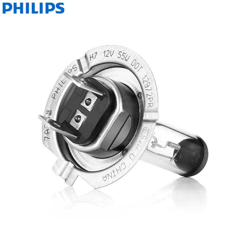 10 шт. Philips Vision H7 12 В PX26d 12972PRC1 + 30% яркая оригинальная галогенная головная лампа