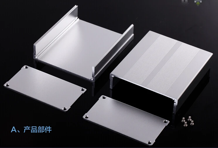 Aluminum enclosure electrical project case PCB box 106(4.17