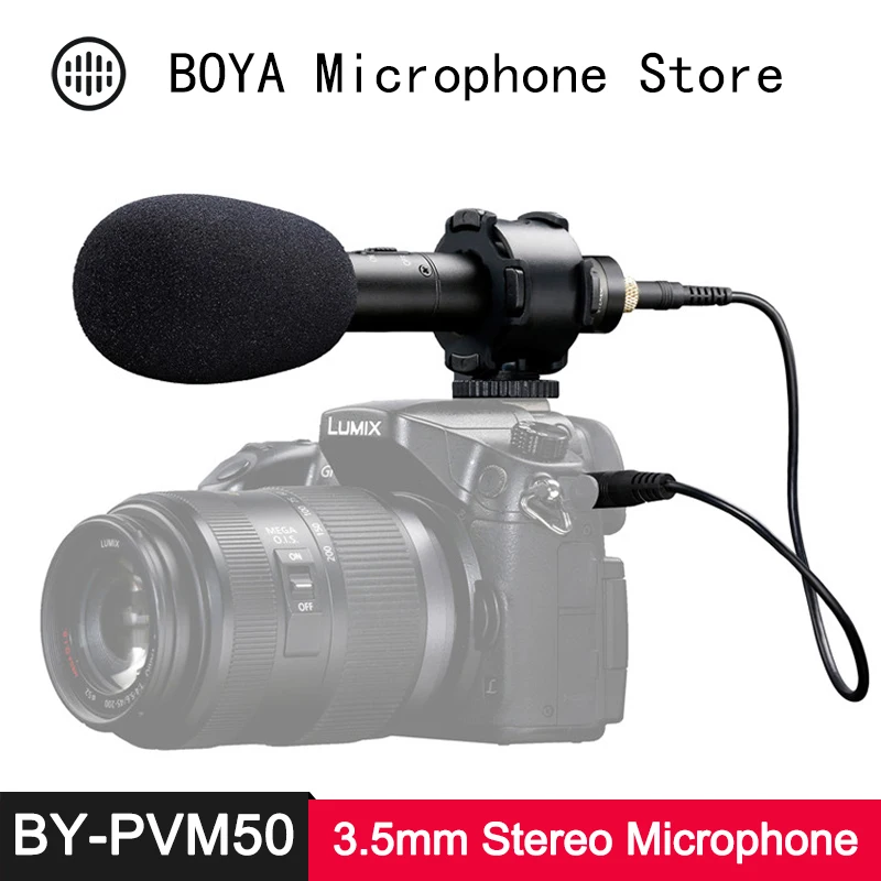 Профессиональный 3 5 мм стерео X/Y конденсаторный микрофон для DSLR камеры