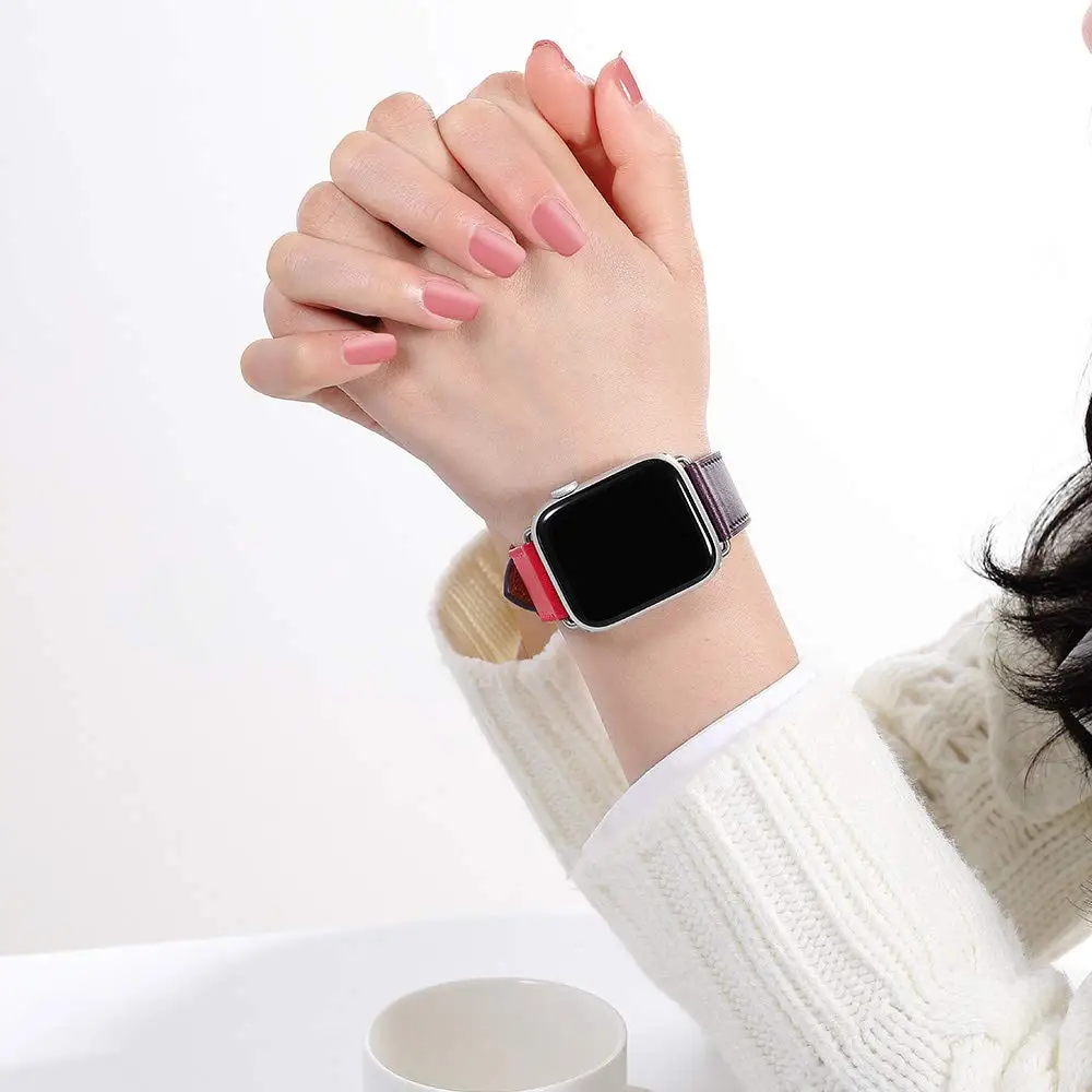 Кожаный браслет, ремешки для Apple watch band 4, 5, 44 мм, 40 мм, один браслет, посвященный концертному туру для iwatch series 3, 2, 1, 42 мм, 38 мм, аксессуары
