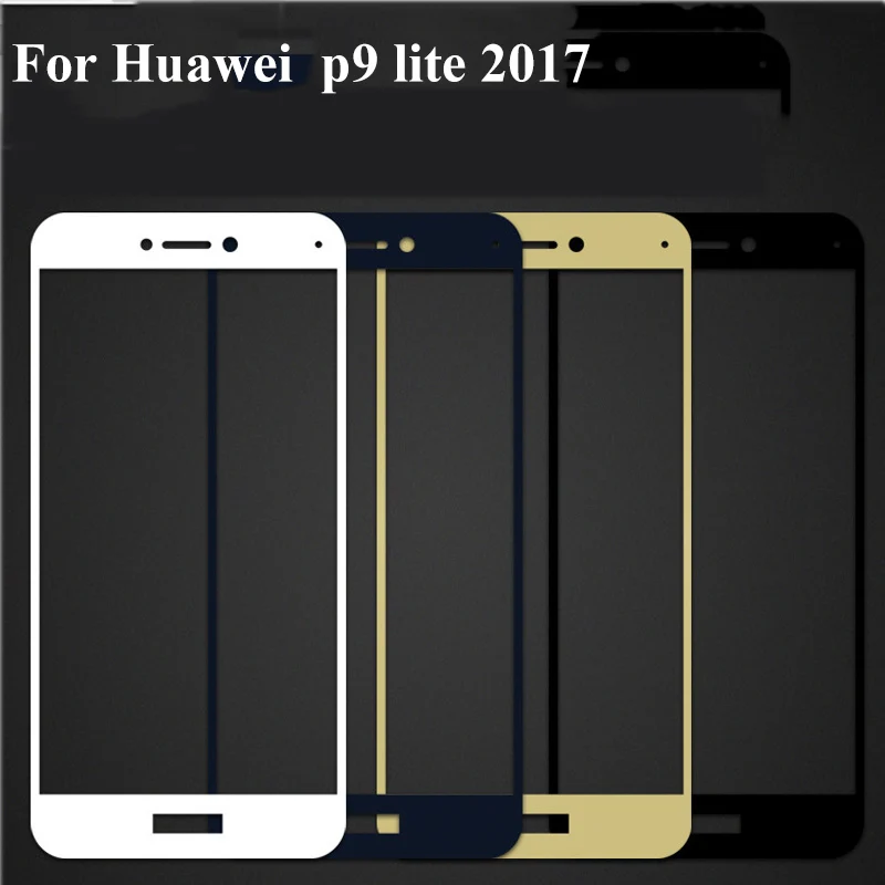 3 шт полное покрытие защитное закаленное стекло для Huawei p9 lite 2017 p 9 3D защита экрана