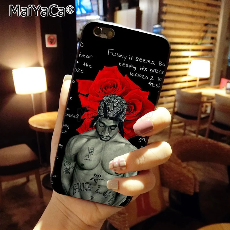 8 MaiYaCa 2pac Tupac и Biggie роскошный качественный черный силиконовый мягкий чехол для телефона для iPhone 8 7 6S Plus X 5S SE 11pro max Coque Shell - Цвет: 8