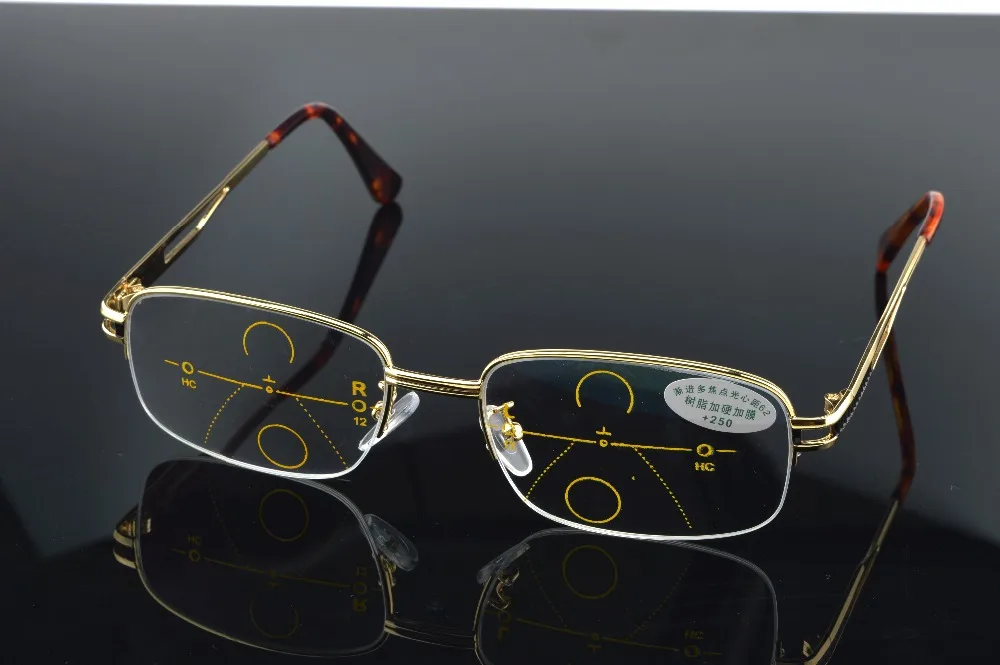 Мужские многофокальные очки для чтения Leesbril ультралегкий светильник из сплава