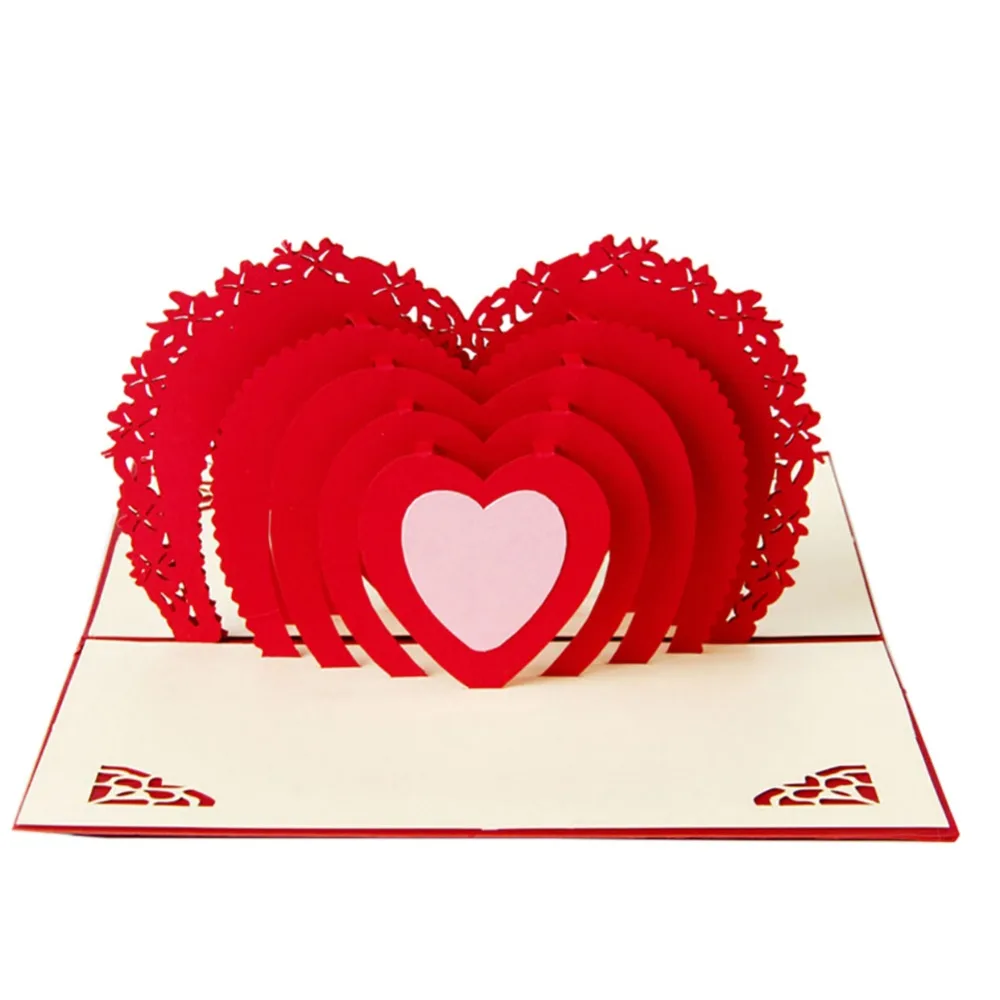 3D лазерная резка бумаги свадебные приглашения поздравительная карта kirigami