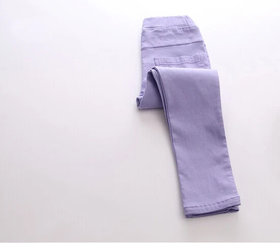 Леггинсы для девочек 4 12 лет повседневные Хлопковые Штаны карамельных цветов