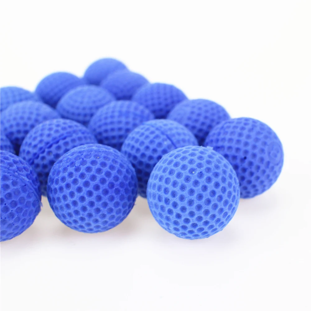 Набор из 10 круглых пулей для Дротика пули пенопласта игрушечного пистолета Rival Zeus Apollo Nerf 5 цветов смешанные