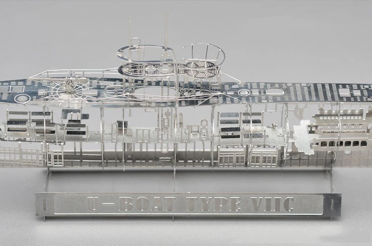 Модель в сборе с металлическим 3d-каркасом модель 1/350 шкала тип VIIC функцией 3D |