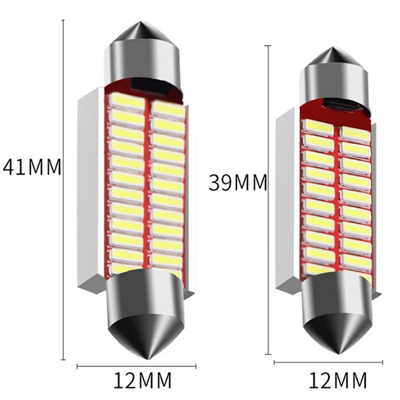 31 мм 36 39 42 4014 SMD Canbus для салона автомобиля лампа стайлинга светодиодная C5W C10W супер