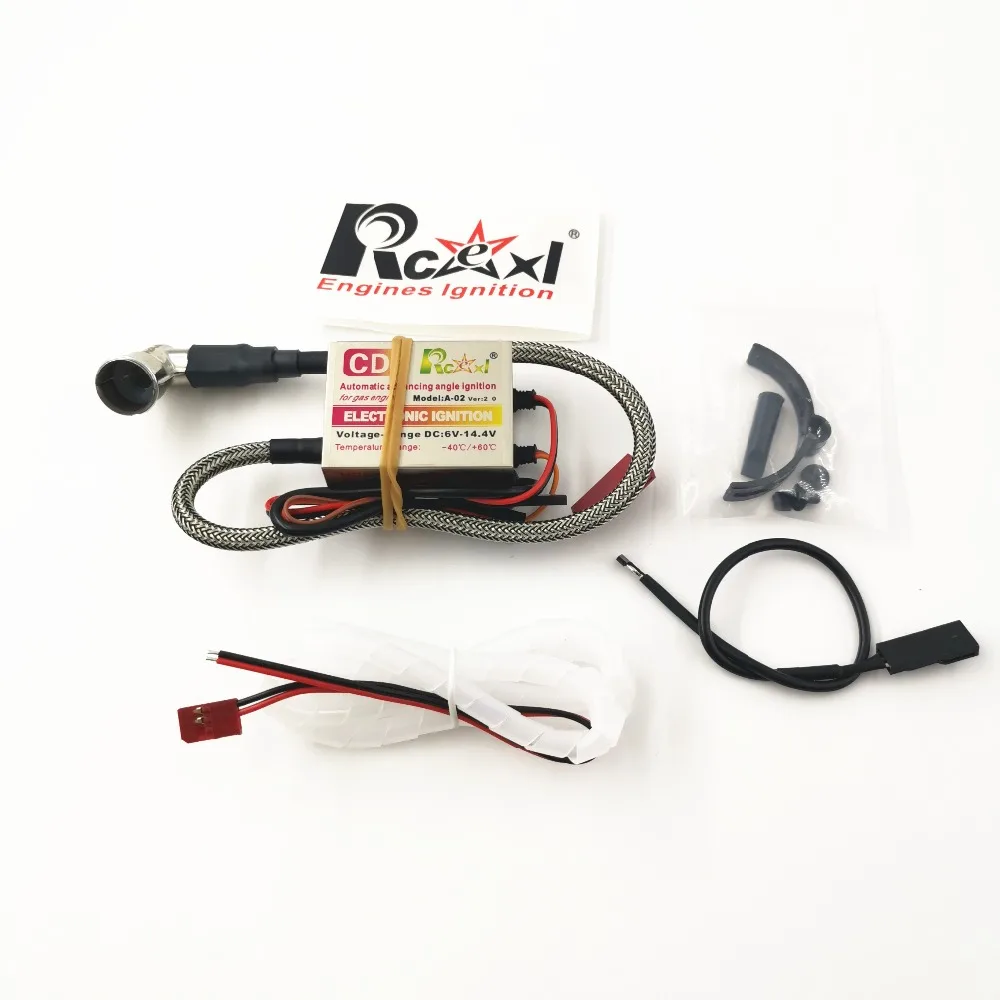 Rcexl Зажигание CDI для CM6 свеча зажигания DA DLE газ бензиновый двигатель rc самолет лучший для DLE20/DLE30/DLE55/CRRCpro GP26R/GP50R