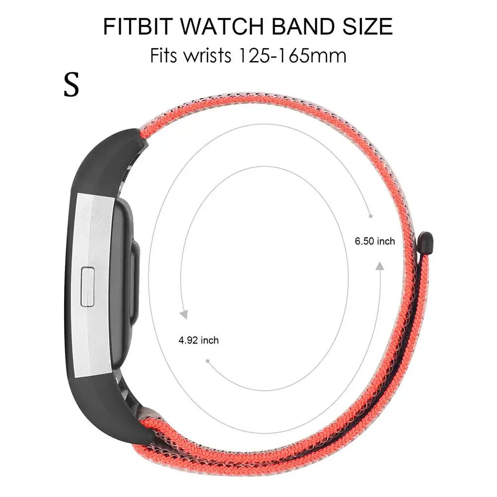 Модный нейлоновый ремешок для часов спортивный Плетеный Fitbit Charge