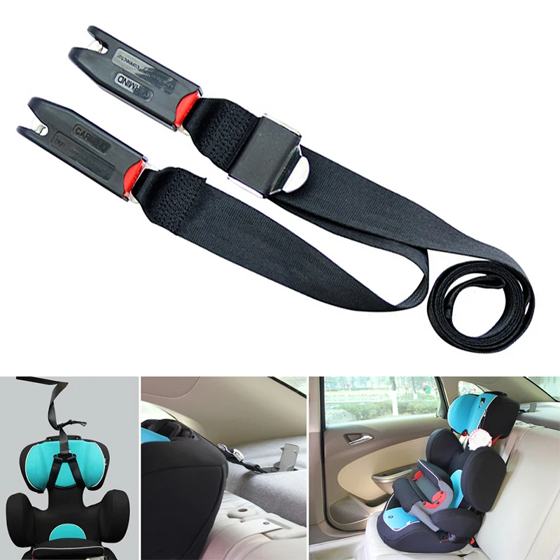 

TiOODRE New Car Child Safety Seat Isofix/Latch Soft Interface Connecting Belt Fixing Band Auto Accessories More Stable Durable